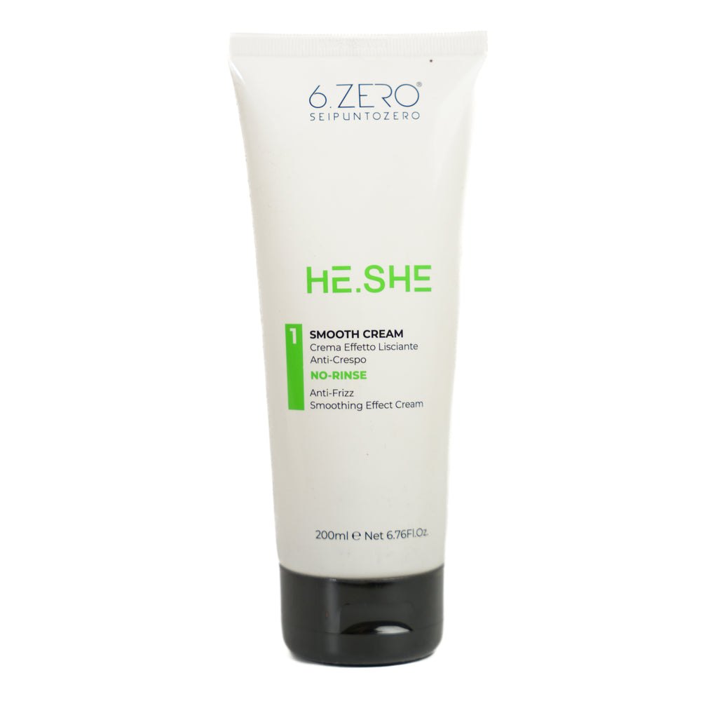6. Zero HE.SHE – Smooth Cream Anti-Frizz Smoothing Cream - 200ml | كريم التحكم في التجعيد - 200 مل