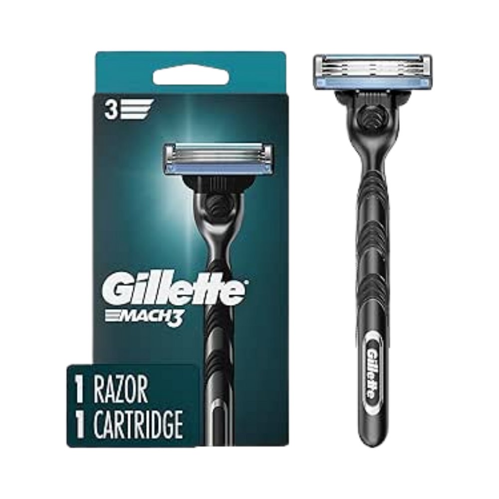 Gillette Mach3 Razor for Men, 1 Razor Handle | جيليت شفرة حلاقة للرجال