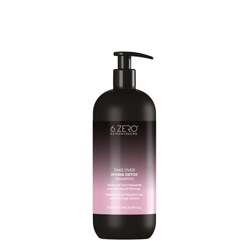 6. Zero TAKE OVER – HYDRA DETOX Shampoo - 1000ml | 6.زيرو شامبو الترطيب للاستخدام اليومي - 1000 مل