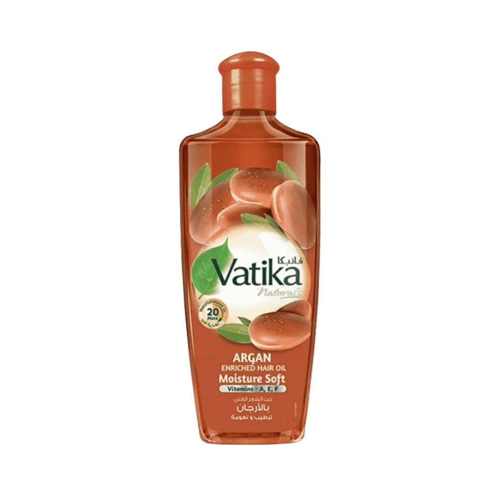 VATIKA ARGAN ENRICHED HAIR OIL Moisture Soft - 200ml | فاتيكا زيت شعر بالأرجان مرطب ناعم - 200مل