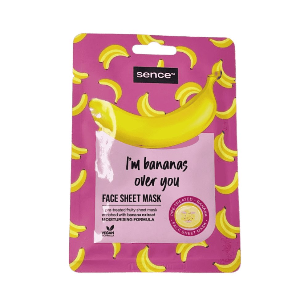 Sence Beauty I'm Bananas Over You - 20ml | سينس بيوتي ماسك ورقي للوجه - 20 مل