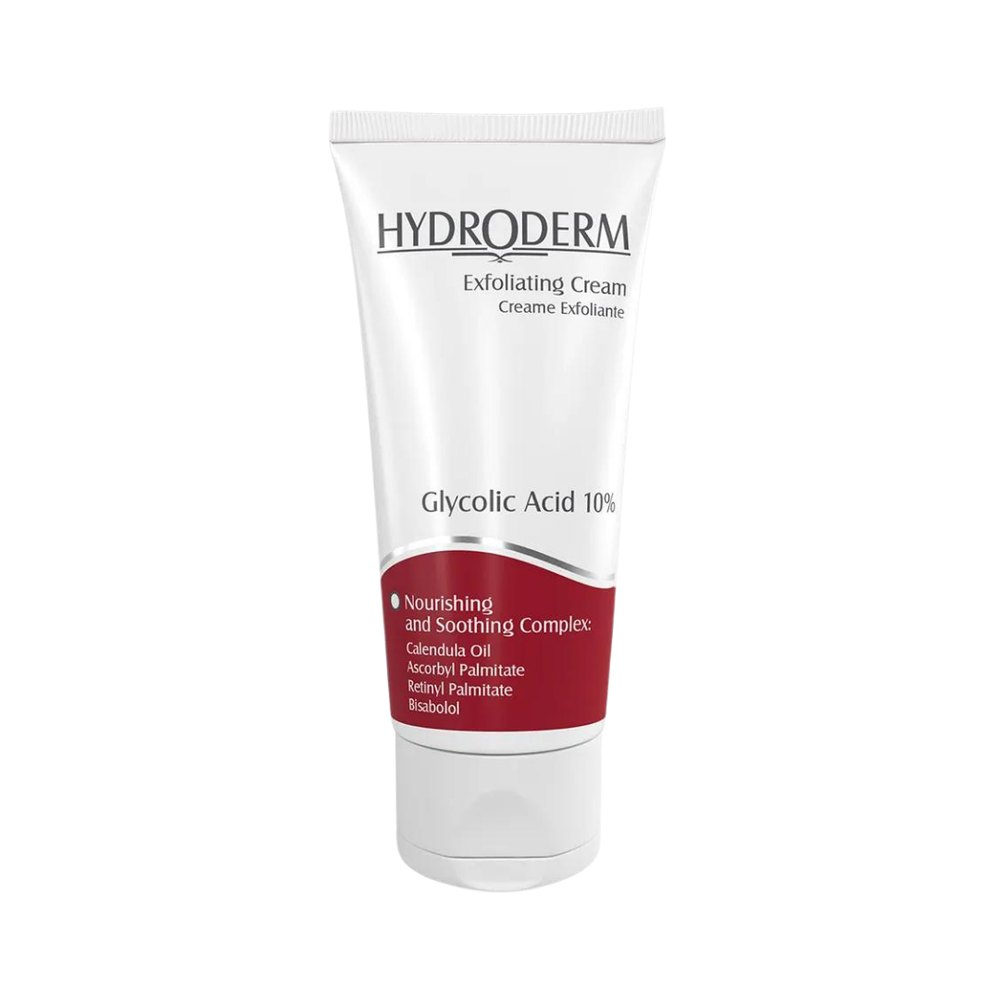 HYDRODERM Exfoliating Cream Glycolic Acid 10% - 50ml | هيدروديرم كريم مقشر بحمض الجليكوليك بتركيز 10% - 50 مل
