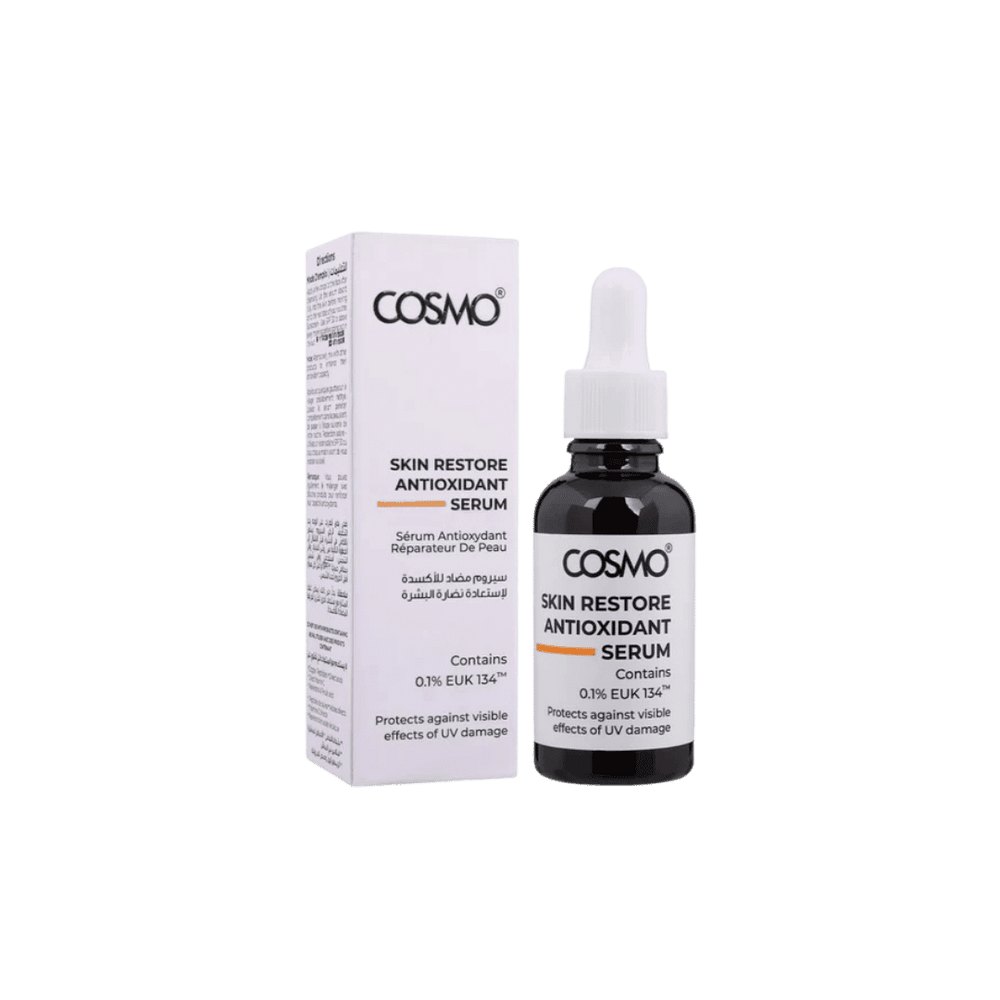 COSMO SKIN RESTORE ANTIOXIDANT SERUM - 30ml | كوزمو سيروم يساعد على تقليل مظهر الخطوط الرفيعة و التجاعيد - 30 مل