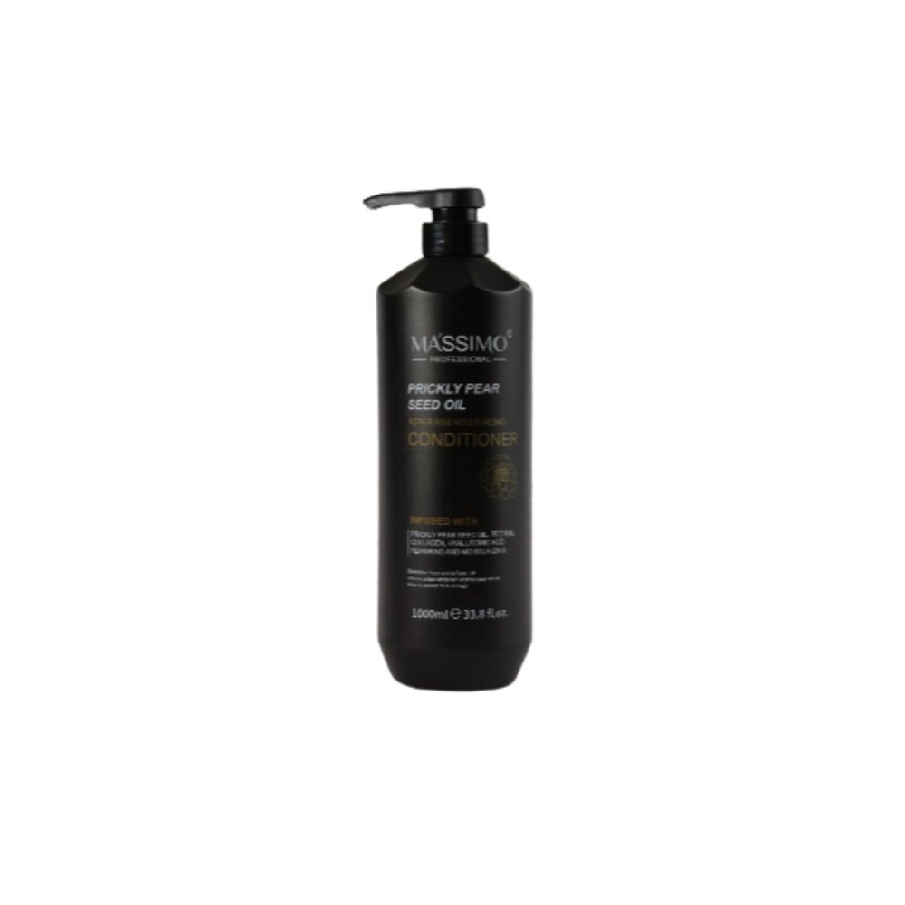 MASSIMO Prickly Pear Seed Oil Hair Repairing& Moisturizing Conditioner - 1000ml | ماسيمو بلسم مرطب بزيت بذور التين الشوكي - 1000مل