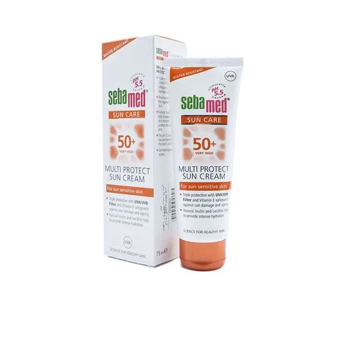 Sebamed Sun Care 50 Spf Multi Protect Sun Cream - 75ml | سيباميد كريم واقي شمسي spf50 - 75 مل
