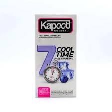 Kapoot Cool Time 7 - 12 Pcs | كبوت واقي ذكري كابوت كول تايم المبرد – 12 قطعه