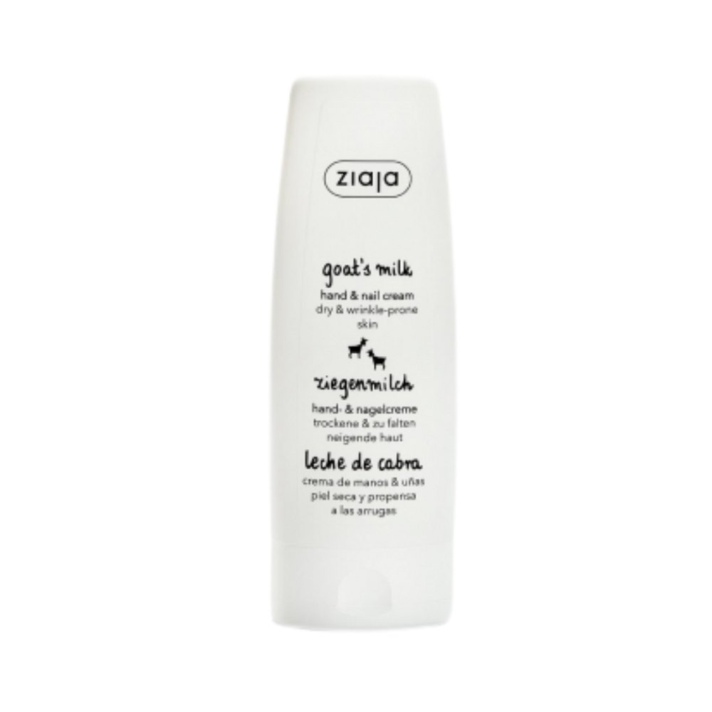 ziaja goats MilkHand & Nail Cream Ziegenmilch Hand- & Nagelcreme - 80ml | جايا كريم لليدين والاضافر بخلاصة حليب الماعز - 80 مل