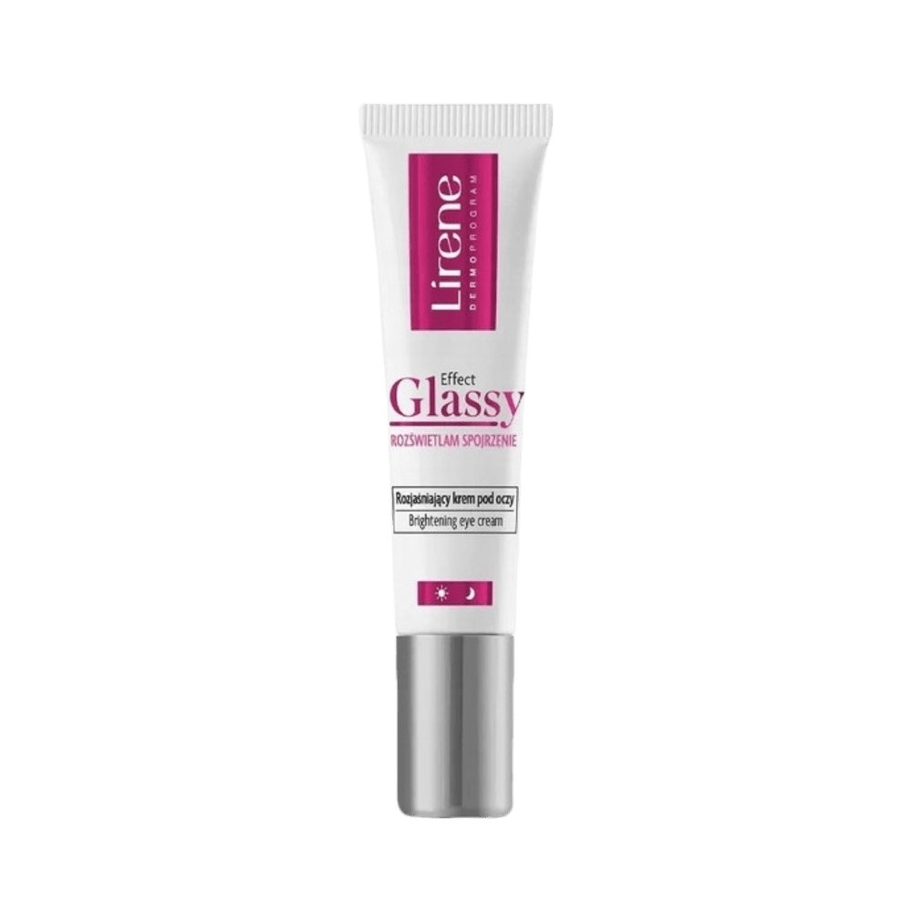 Lirene Effect Glassy Cream Illuminating Eye Contour Cream - 15ml | ليرين كريم تحت العين لتقليل الانتفاخات والهالات السوداء - 15مل