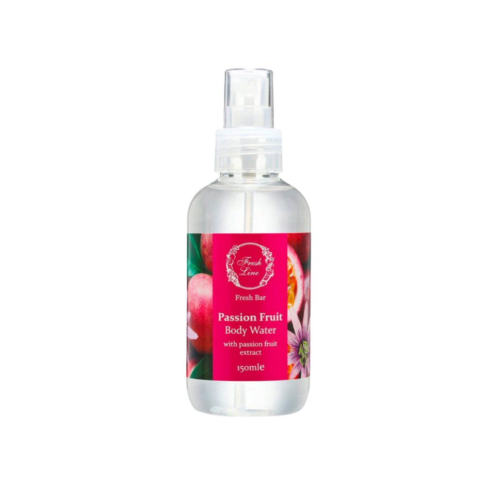 Fresh Line Passion Fruit Body Water - 150 ml | فريش لاين ماء للجسم منعش بالباشن فروت - 150 مل