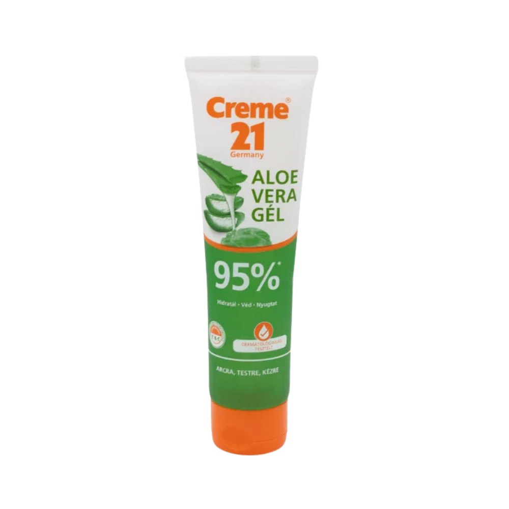 Creme21 Germany Aloe Vera Gel 95% - 100ml | كريمي 21 جيرمني جيل الالوفيرا للشعر والبشرة -100 مل