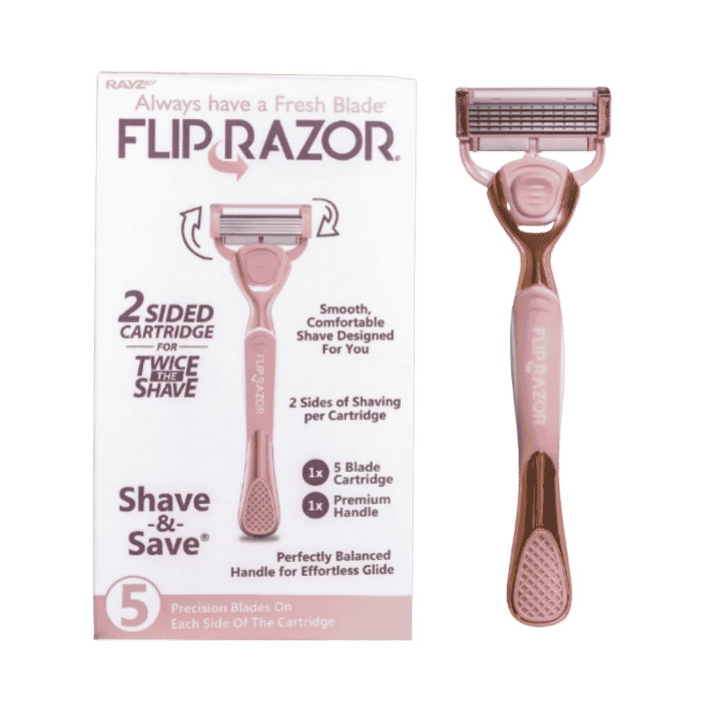 FLIP RAZOR 2 SIDED CARTRIDGE FOR TWICE THE SHAVE | شفرة حلاقة مزدوجة الجوانب لحلاقة تدوم مرتين أكثر