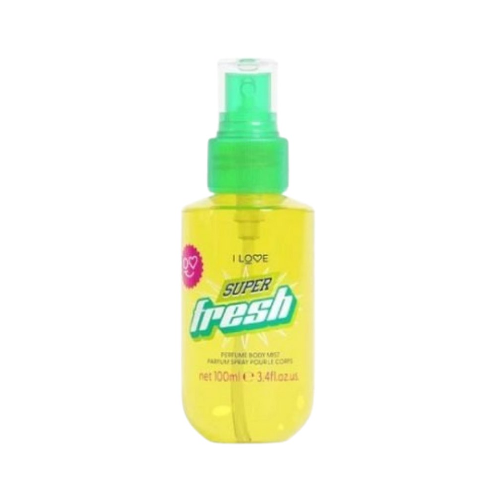 I Love - Super Fresh Perfumed Body Mist - 100ml | آي لاف ميست للجسم سوبر فريش - 100مل