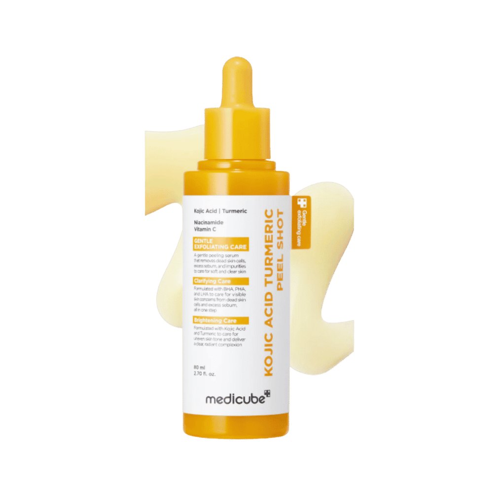 Medicube Kojic Acid Turmeric Peel Shot - 80ml | ميدي كيوب سيروم تقشير لطيف كوجيك أسيد وكركم - 80مل