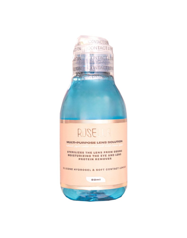 ROSELLA Multi-Purpose Lens Solution - 80ml | روسيلا غسول عدسات متعدد الاستخدامات - 80 مل