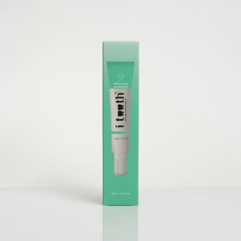 i tooth Whitening Protection - 40g | اي توث معجون أسنان مبيض - 40 غ