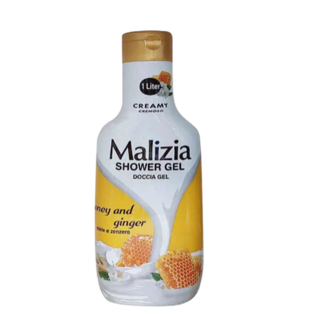 Malizia Honey And Ginger Shower Gel - 1L | ماليزيا شاور جل بالعسل و الزنجبيل - 1 لتر
