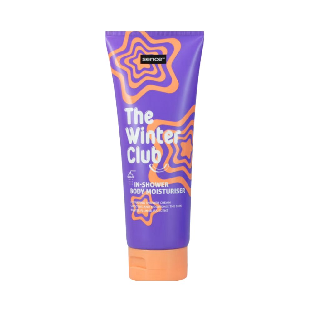 Sence Beauty The Winter Club In Shower Body Moisturiser Plum Bliss Scent - 250ml | سينس بيوتي مرطب للجسم اثناء الاستحمام - 250 مل