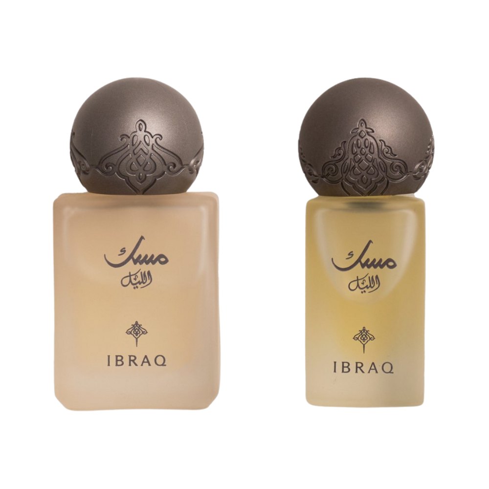 IBRAQ | ابراهيم القرشي سيت عطر مسك الليل مع زيت مسك للنساء 6*10 مل