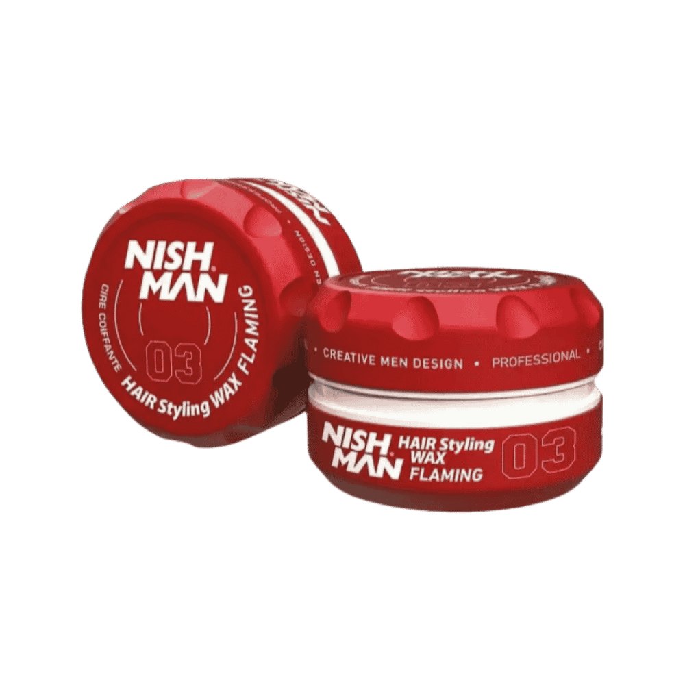 NISH MAN 03 Hair Styling Wax Flaming - 150ml | نيشمان شمع تصفيف للشعر - 150مل