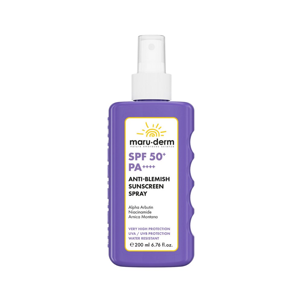 maru.derm Anti-Blemish Sunscreen - 200ml | مارو.ديرم بخاخ واقي شمسي مضاد للتصبغات - 200 مل