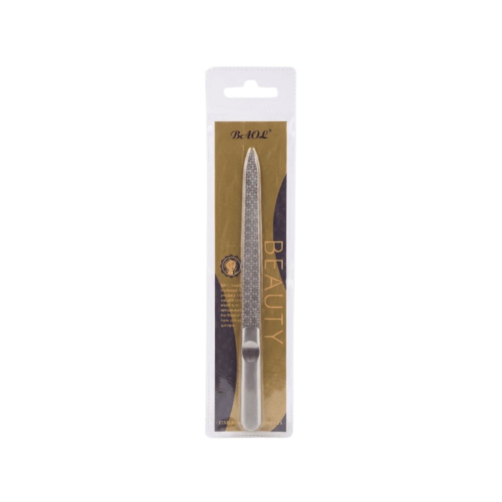 Beauty Implement A Precisely Formed Tool With Springy | مبرد أظافر معدني