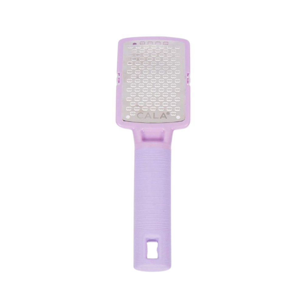 CALA Silky Glide Callus Remover Stainless Steel Micro-File Wet/Dry Skin, Purple |كالا مبرد يدوي للقدمين