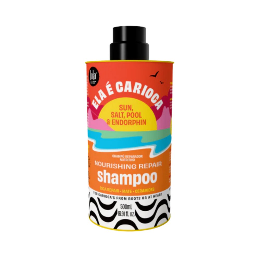 Lola From Rio Ela É Carioca Nourishing Hair Repair Shampoo - 500ml | لولا فروم ريو شامبو مقوي ومغذي للشعر التالف - 500 مل