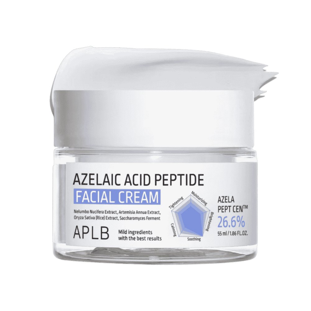 APLB Azelaic Acid Peptide Facial Cream - 55ml | اي بي ال بي كريم وجه بالببتيدات و حمض الأزليك - 55مل