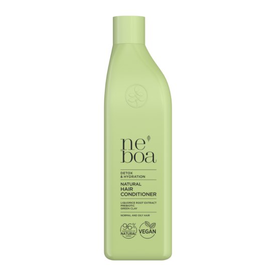 Neboa Detox & Hydration Natural Conditioner - 300ml | نيبوا بلسم للشعر الدهني و العادي - 300 مل