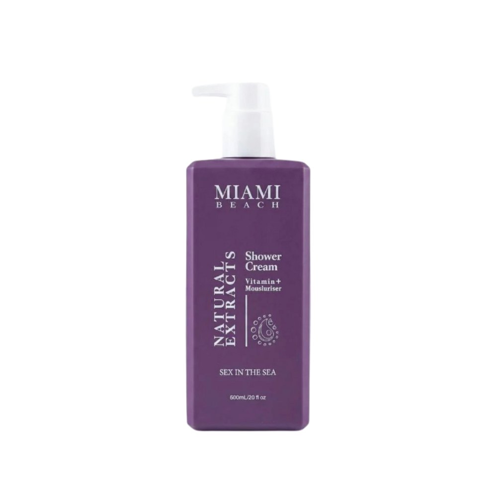 MIAMI BEACH Shower Vitamin + Mouslarises Sex In The Sea - 600ml | ميامي بيتش كريم استحمام - 600مل