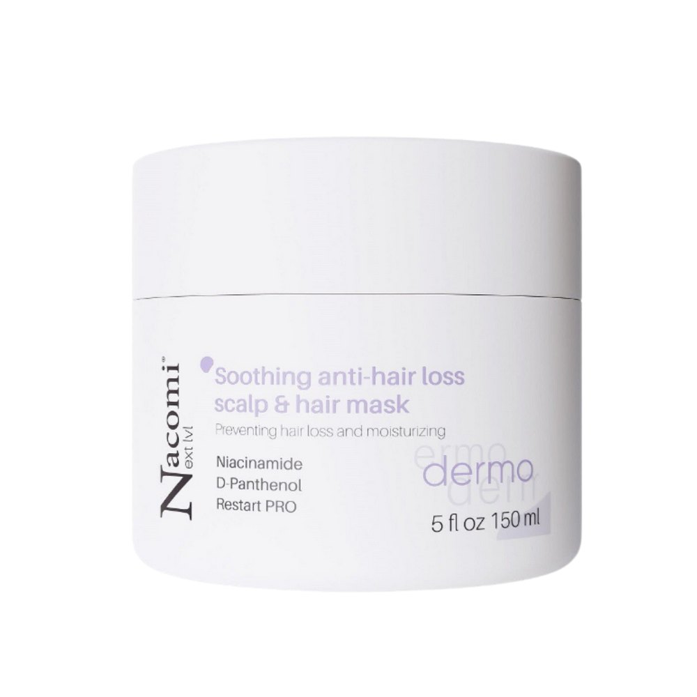 Nacomi Dermo Soothing Mask for Scalp and Hair - 150ml | ناكومي ماسك مهدئ لفروة الرأس والشعر - 150مل