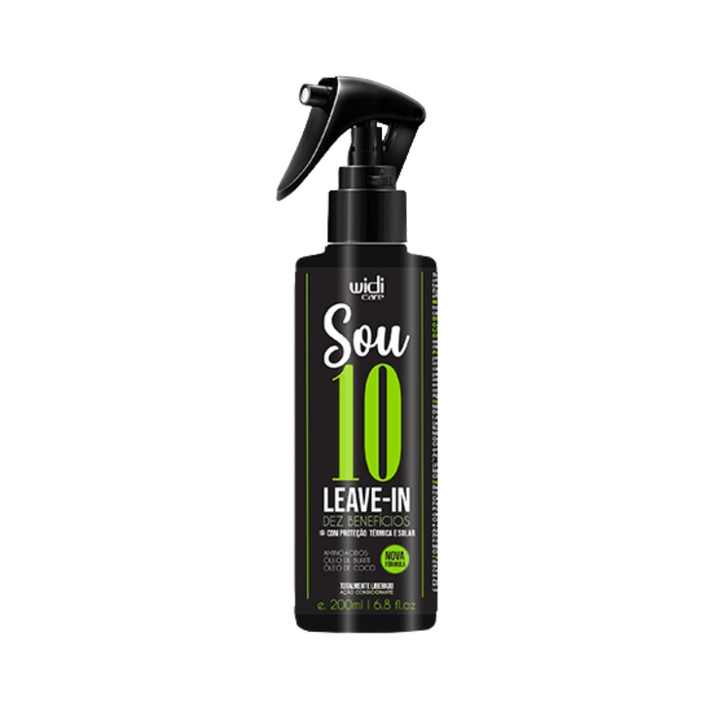 WIDI CARE SOU 10 LEAVE IN Leave Dez Beneficios - 200ml | ويدي كير بخاخ ليف ان يجمع 10 فوائد للشعر - 200 مل