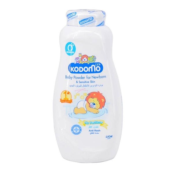 KODOMO Baby Powder For Newborn & Sensitive Skin - 180 g|كودومو بودرة أطفال لحديثي الولادة والبشرة الحساسة -180 غرام
