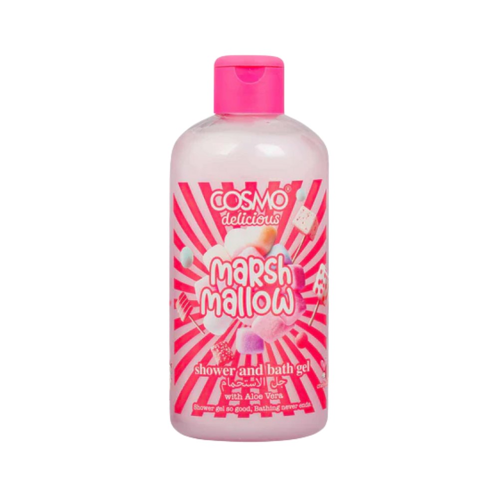 COSMO Marsh Mallow Shower And Bath Gel - 500ml | كوزمو جل الاستحمام برائحة المارشميلو - 500 مل