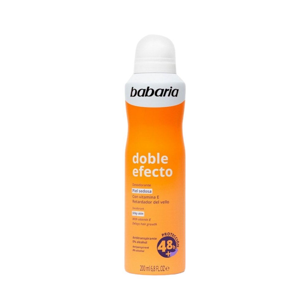 BABARIA DEODORANT SPRAY DOBLE EFECTO Women - 200ml | باباريا بخاخ مزيل عرق مزدوج التأثير للنساء – 200 مل