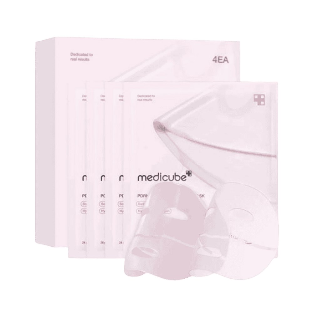 Medicube PDRN Pink Collagen Gel Mask 1 Sheet x 4 - 20g |ميدي كيوب ماسك جل الكولاجين الوردي PDRN - 4 قطع × 20 غرام