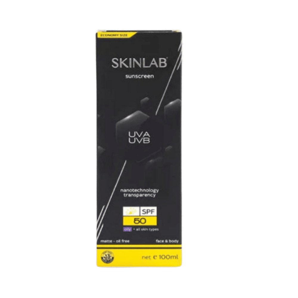 Skinlab Sunscreen Spf +50 Oily Skin - 100ml | سكين لاب واقي شمس SPF 50- 100مل