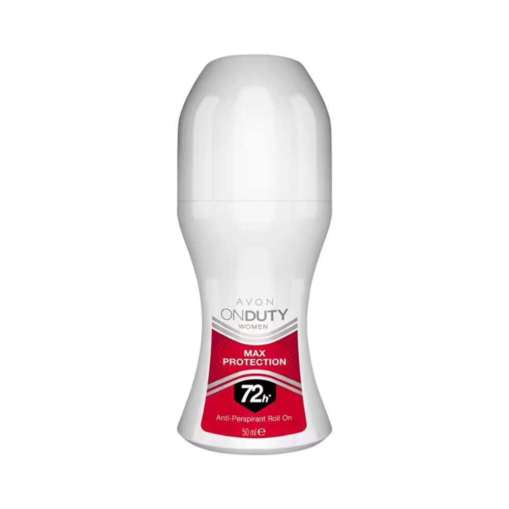 AVON OnDuty Max Protection Kadın 72h Anti Perspirant Roll On - 50ml | افون رول أون مضاد للتعرق ماكس بروتيكشن - 50مل