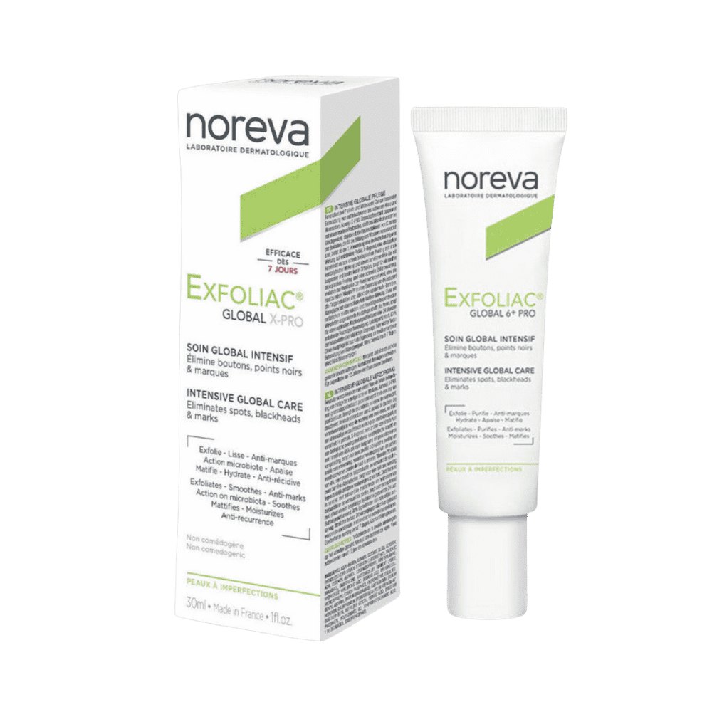 noreva Exfoliac Global X-Pro - 30ml | نوريفا كريم معالج لحب الشباب - 30 مل