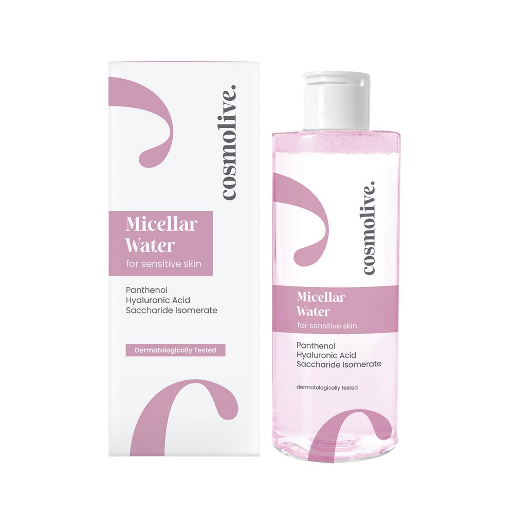 Cosmolive Micellar Water Sensitive Skin - 200ml | كوزمو لايف ميسيلار للبشرة الحساسة - 200 مل