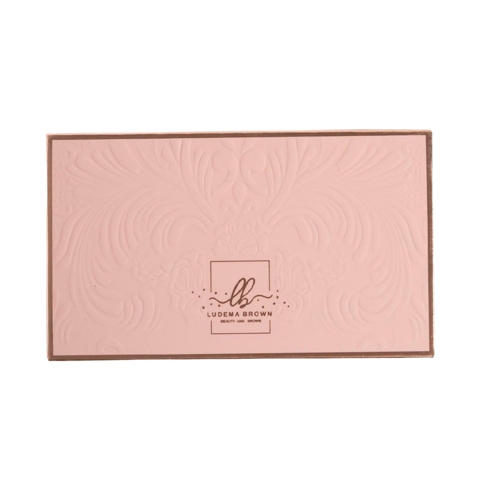 LUDEMA BROWN Face Palette 18 Color Eyeshadow - 18*1g | لوديما براون باليت ظلال عيون 18 لون - 1 غرام