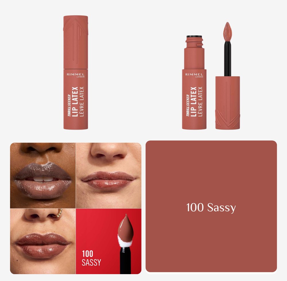 RIMMEL Thrili Seeker Lip Latex - 6ml | ريميل أحمر شفاه - 6 مل