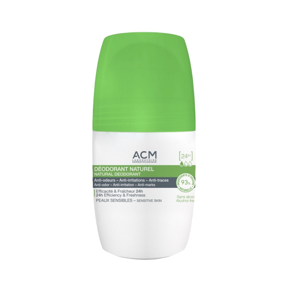 ACM Natural Deodorant 24h - 50ml | اي سي ام رول مزيل تعرق 24 ساعة - 50 مل