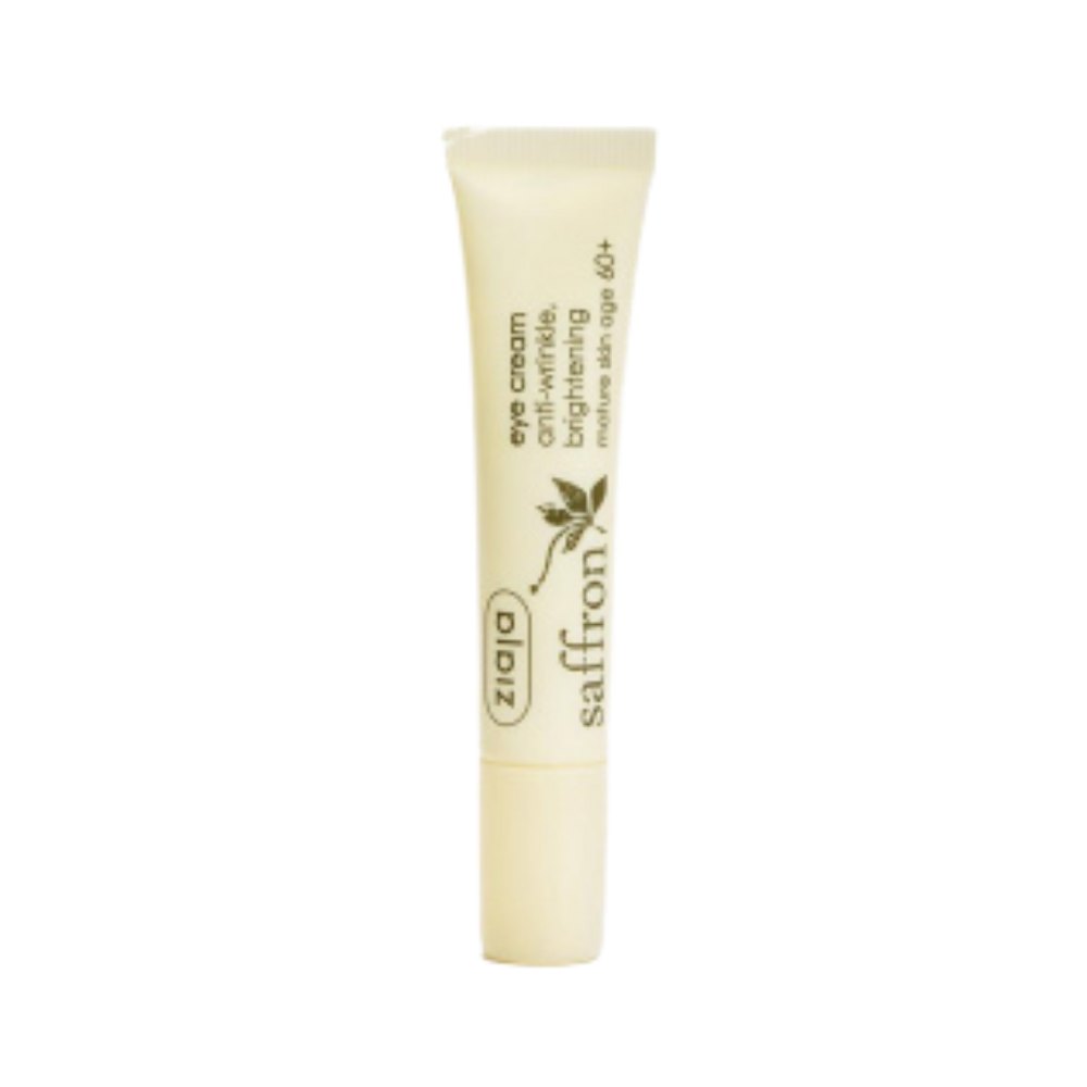 Ziaja Saffron Eye Cream Anti Wrinkle Brightening - 15ml | جايا كريم تحت العين لمحاربة التجاعيد - 15 مل