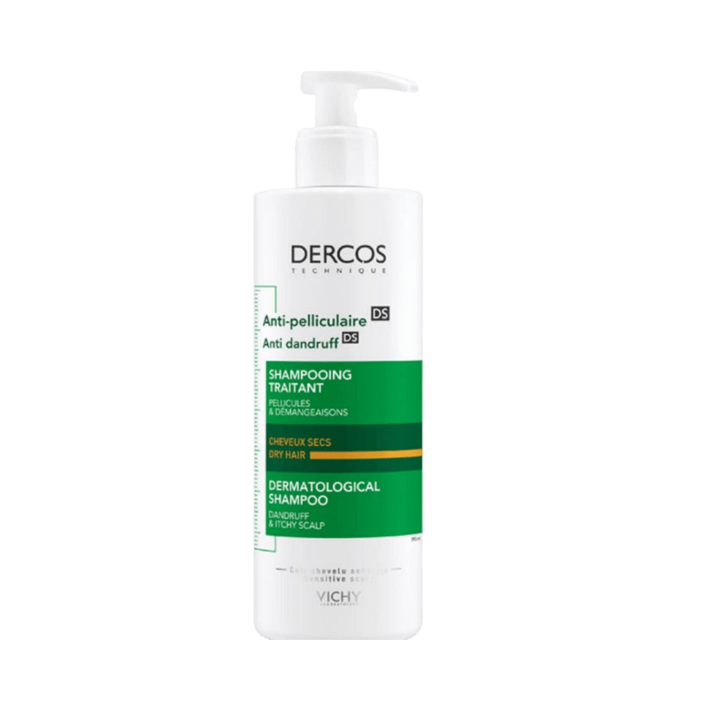 Vichy Dercos - Anti-Dandruff Derma. Shampoo Dry Hair - 390ml | فيشي ديركوس شامبو طبي مضاد للقشرة - 390مل