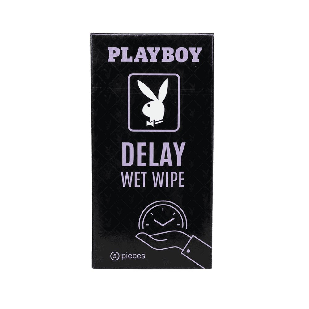 Playboy Delay Wet Wipe -5 Pcs | بلاي بوي مناديل مبللة - 5 قطع