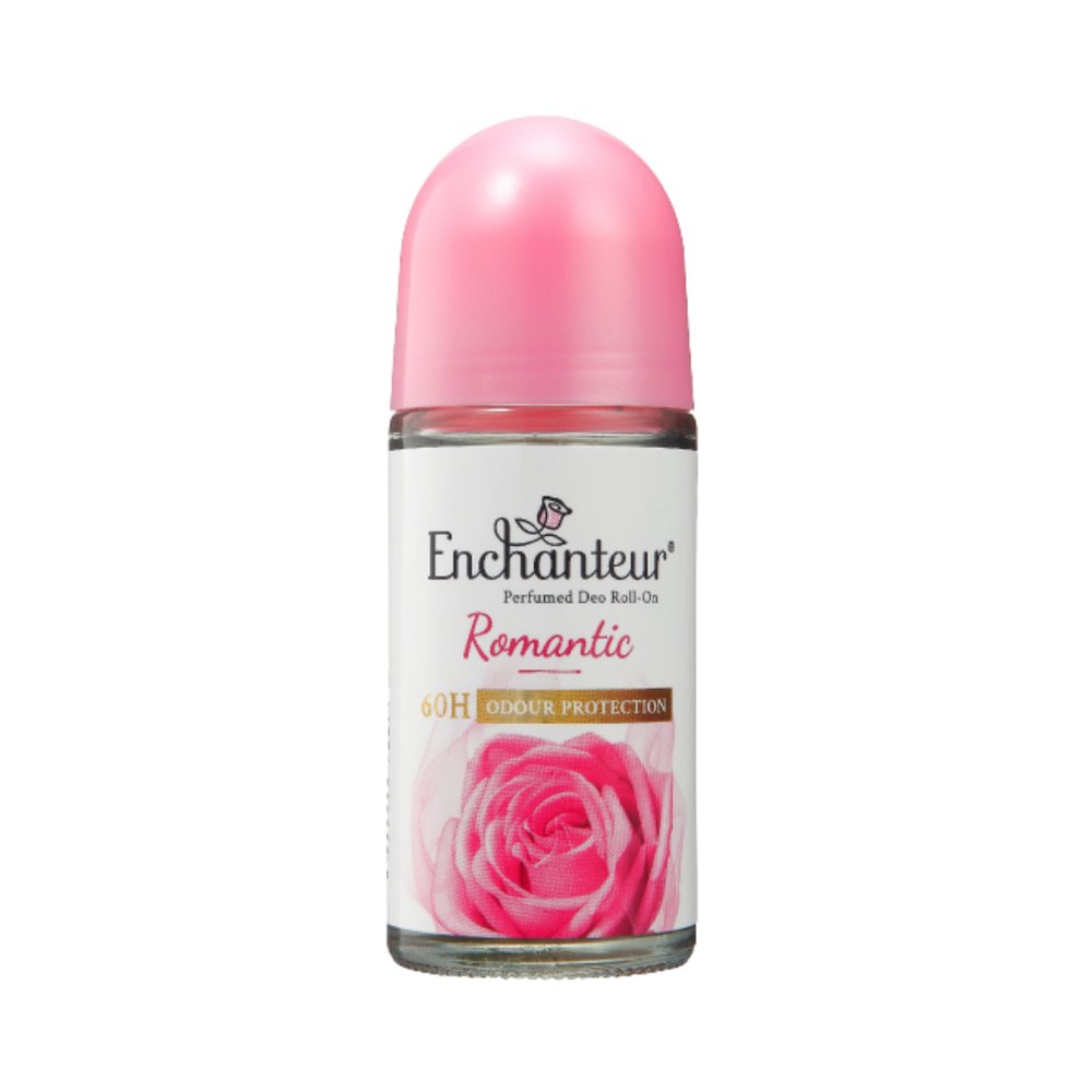 Enchanteur Perfumed Deo Roll On Romantic 48H - 50ml |انشانتر رول أون معطر برائحة رومانسية – يدوم 48 ساعة – 50 مل