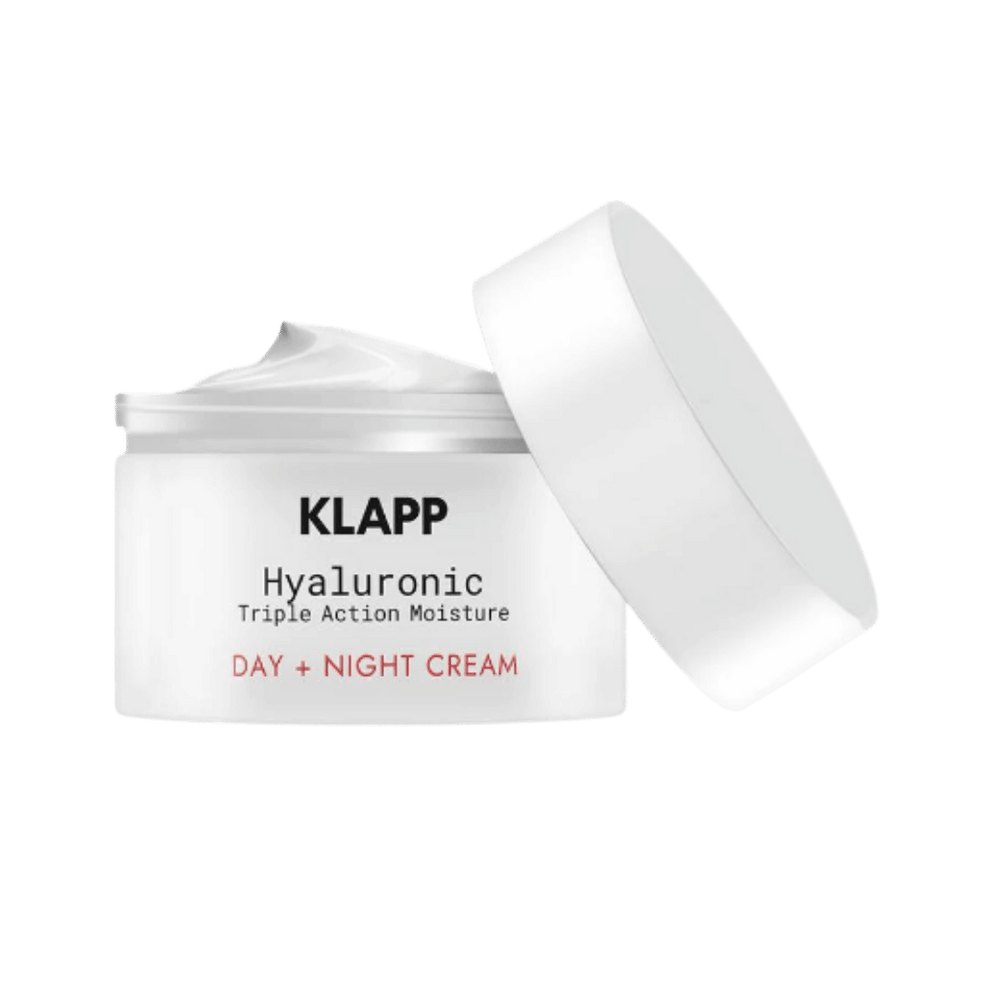 KLAPP hyaluronic triple action moisturizing day +night cream - 50ml | كلاب كريم هايالورونيك ثلاثي الفعل للترطيب النهاري والليلي - 50 مل