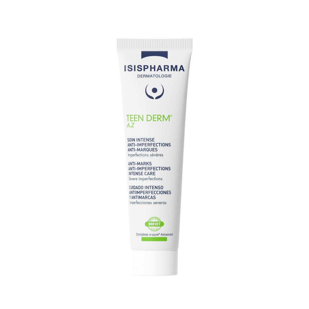 ISIS PHARMA TEEN DERM AZ CREAM - 30 ML | ايزيس فارما كريم معالج للحبوب و اثارها و التصبغات - 30 مل