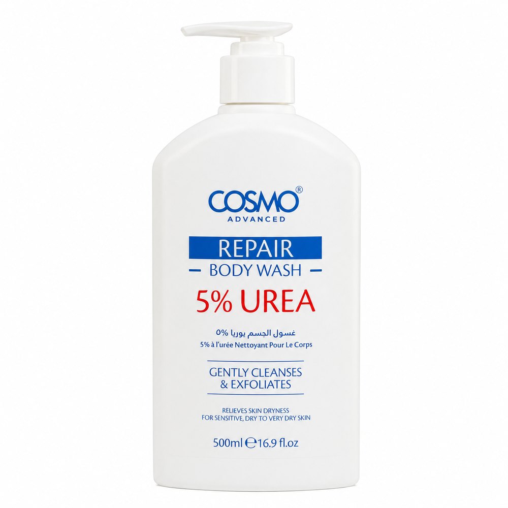 COSMO Repair Body Wash 5% Urea - 500ml | كوزمو غسول الجسم المُرمِّم 5% يوريا - 500 مل